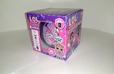 Шар LOL фиолетовый конфетти